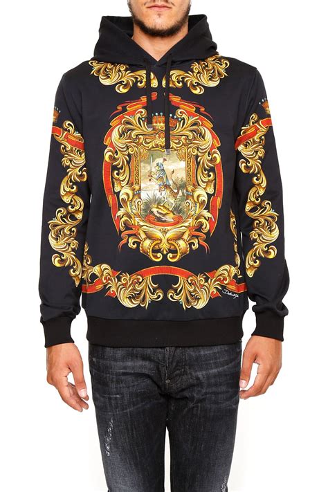 dolce gabbana hoodie men fashion reps|dolce and gabbana black hoodie.